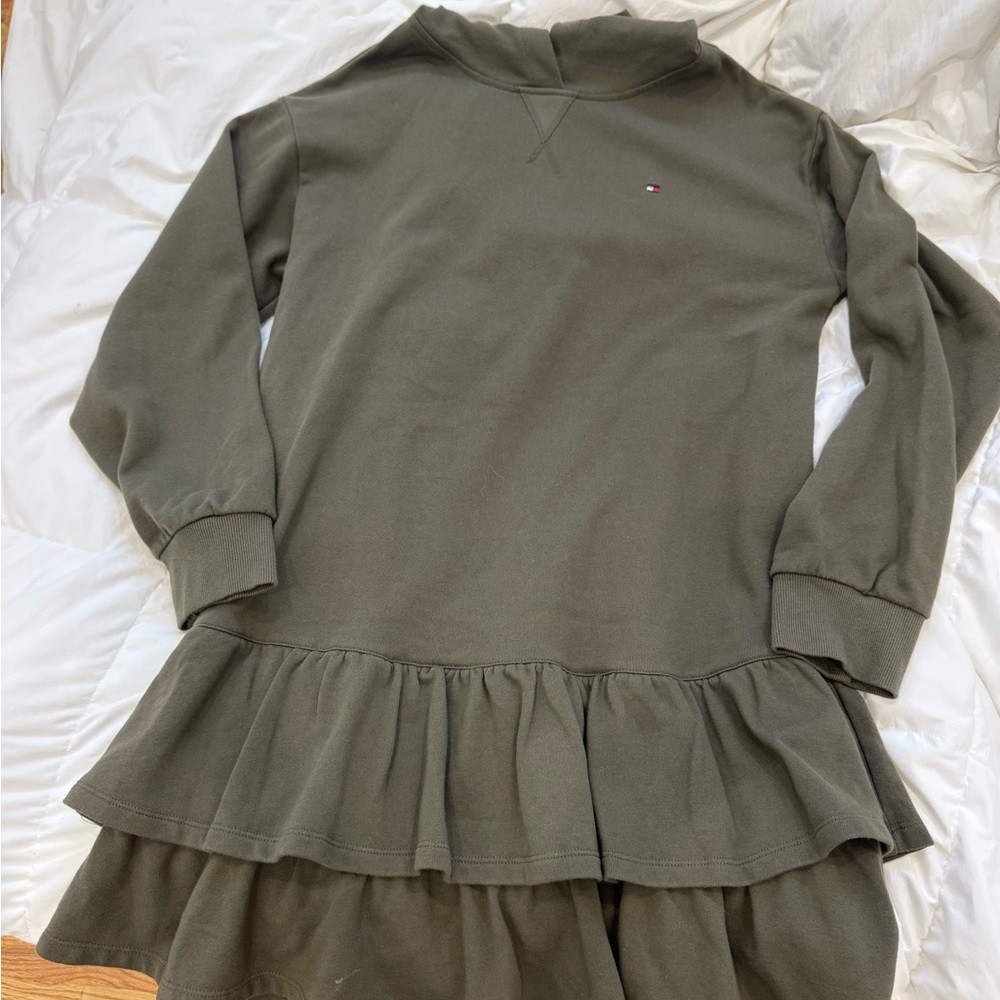 Tommy Hilfiger Tiered Hoodie Dress